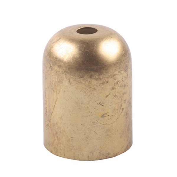 Firstlight kap voor E27 lamphouder metaal 43x57mm messinglook