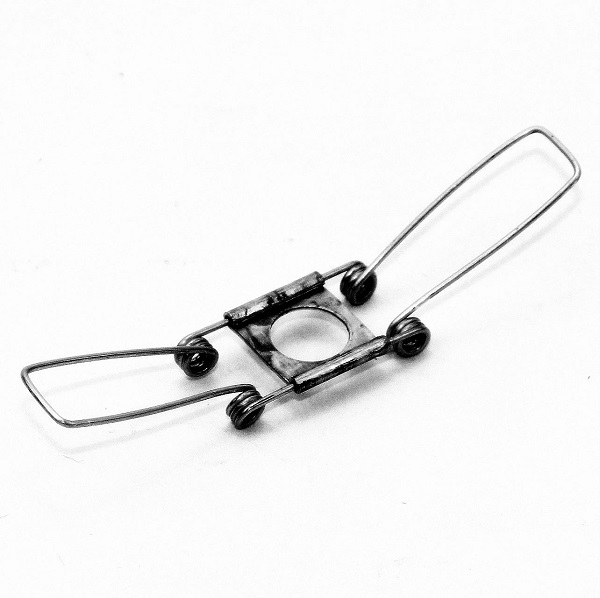 Veer met gat 10,5mm 2 voudig 80mm verzinkt