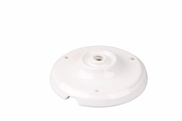 Firstlight plafondkap porselein 105mm gat 9mm wit