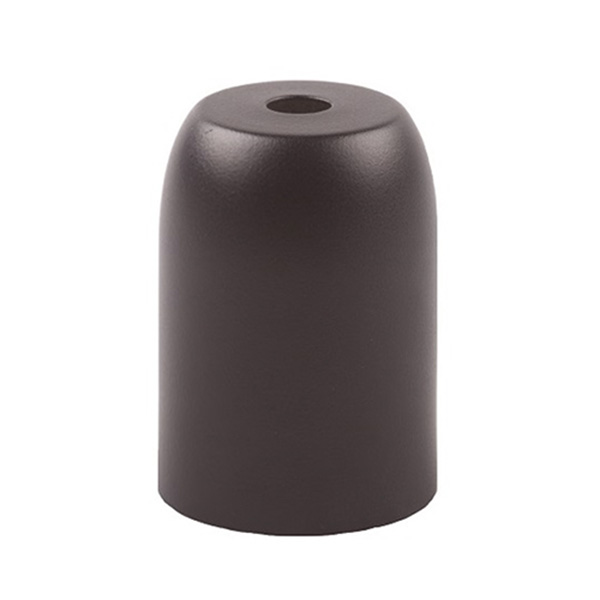 Firstlight kap staal voor E27 lamphouder 45x63mm poedercoat zwart mat