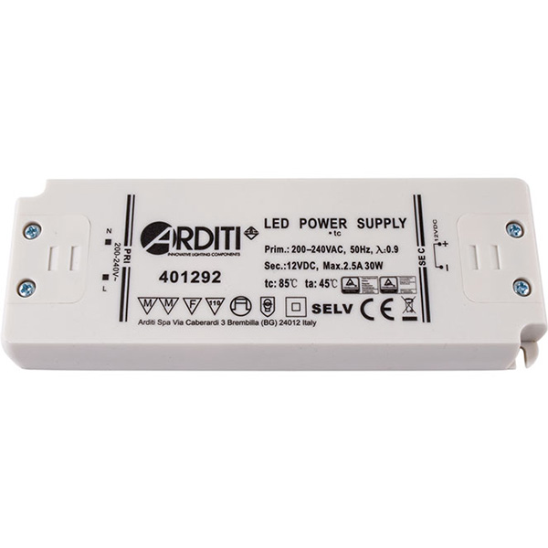 Arditi 401292 LED voeding plat 12V DC 30W