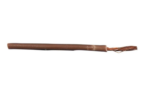 VD-S soepel montagesnoer H07V-K 4,0mm2 bruin /100m