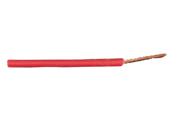 VD-S soepel montagesnoer H07V-K 4,0mm2 rood /100m