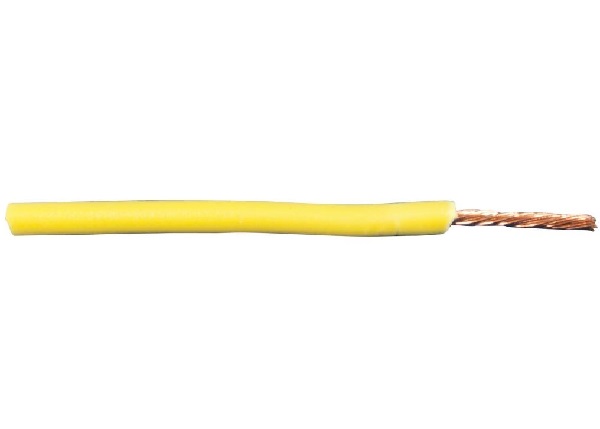 VD-S soepel montagesnoer H07V-K 4,0mm2 geel /100m