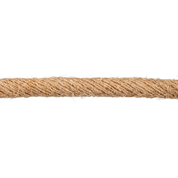 FL stofkabel 2x0,75mm2 per meter jute ruw