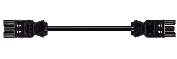 Wieland GST18-3 koppelsnoer 2,0m 3x1,5mm2 Dca zwart