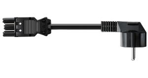 Wieland GST18-3 netsnoer 4,0m 3x1,5mm2 Eca zwart