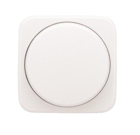 Busch&Jaeger knop+inzetplaat dimmer alpine verlicht