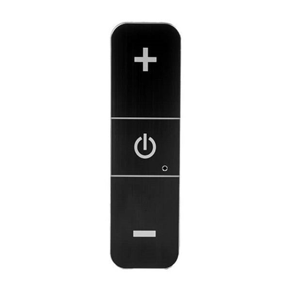 Ion Industries snoerdimmer 1-50W voor dimbare LED's, gloeilampen, 230V halogeenlampen en 12V halogeenlampen met elektronische trafo RVS zwart
met drukknoppen in te stellen op minimaal- en maximaal lichtnivo