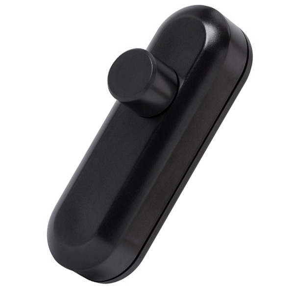 EcoDim.08 (B) snoerdimmer 0-50W voor dimbare LED's, gloeilampen, 230V halogeenlampen en 12V halogeenlampen met elektronische trafo zwart