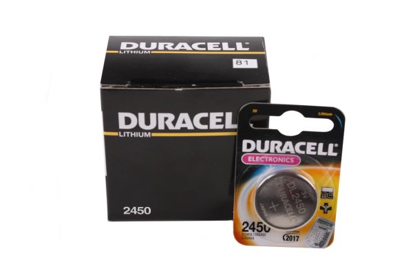 Duracell batterij CR2450 lithium 3V