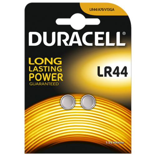 Duracell LR44 blisterverpakking van 2 stuks batterij