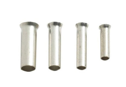 Adereindhuls 1,00mm2 ongeisoleerd verzilverd lengte 6mm zakje 100